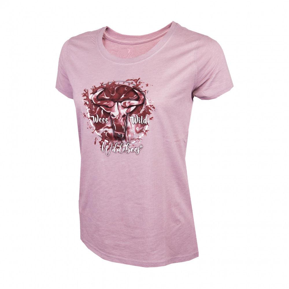 Wildebees Ladies Splash Logo T-shirt