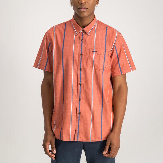 Jeep Yarn Dyed Striped Shirt