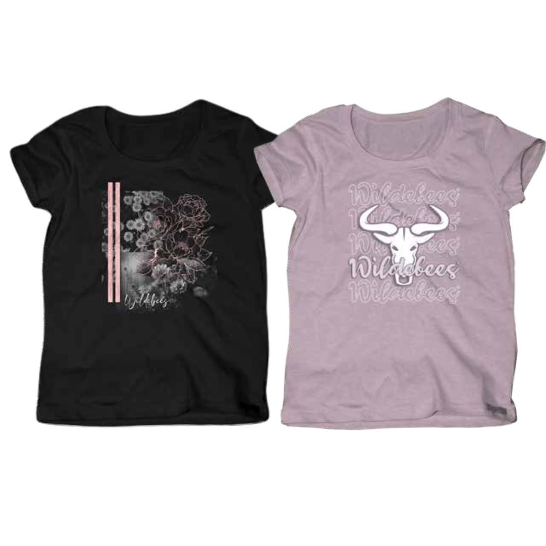 Wildebees Ladies 2-Pack T-shirts