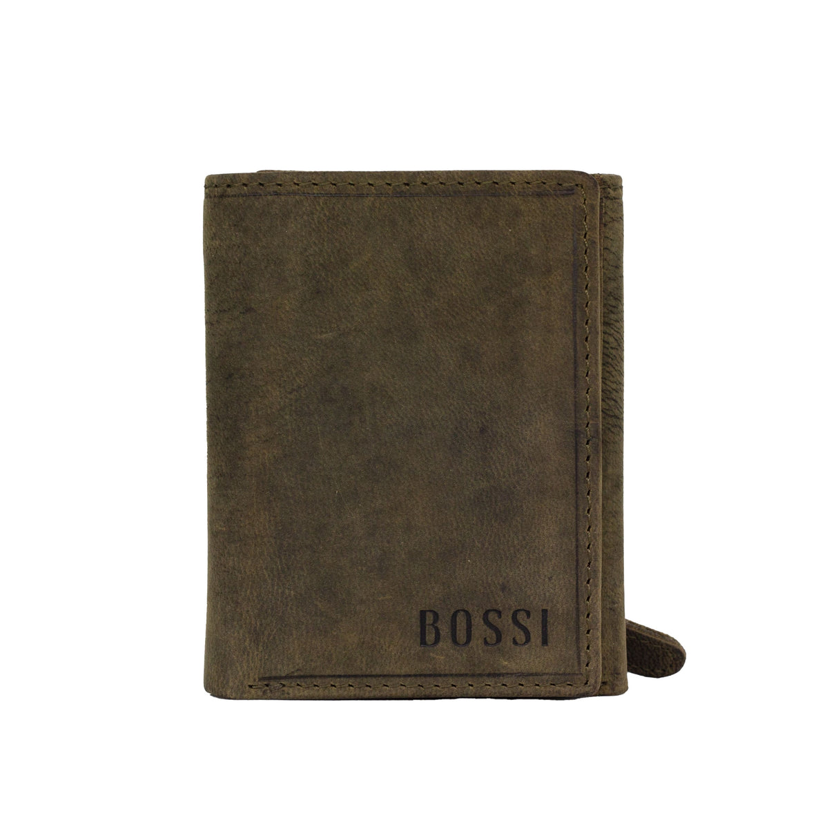 Bossi Heritage Leather Trifold Wallet