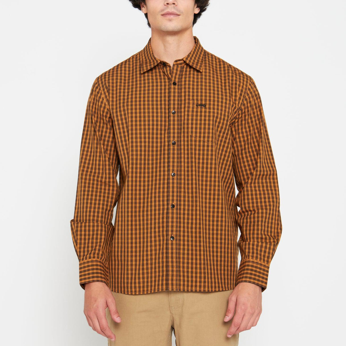 Jeep Long Sleeve Yarn Dyed Check Shirt