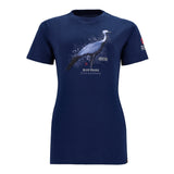 Trappers Ladies Blue Crane T-Shirt