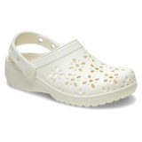 Crocs Ladies Classic Floral Cut Out Clog