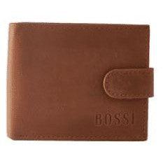 Bossi Oil Leather Exec Billfold Wallet with Tab