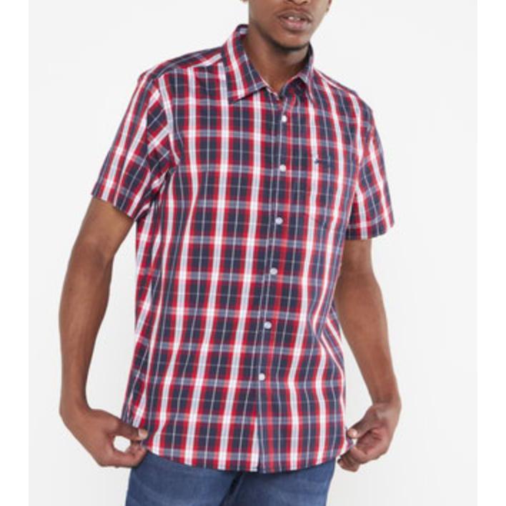 Jeep Short Sleeve Check Shirt