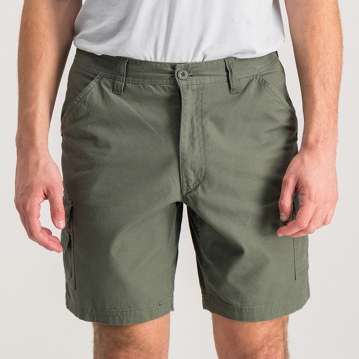 Jeep 21cm Fixed Waist Cargo Shorts