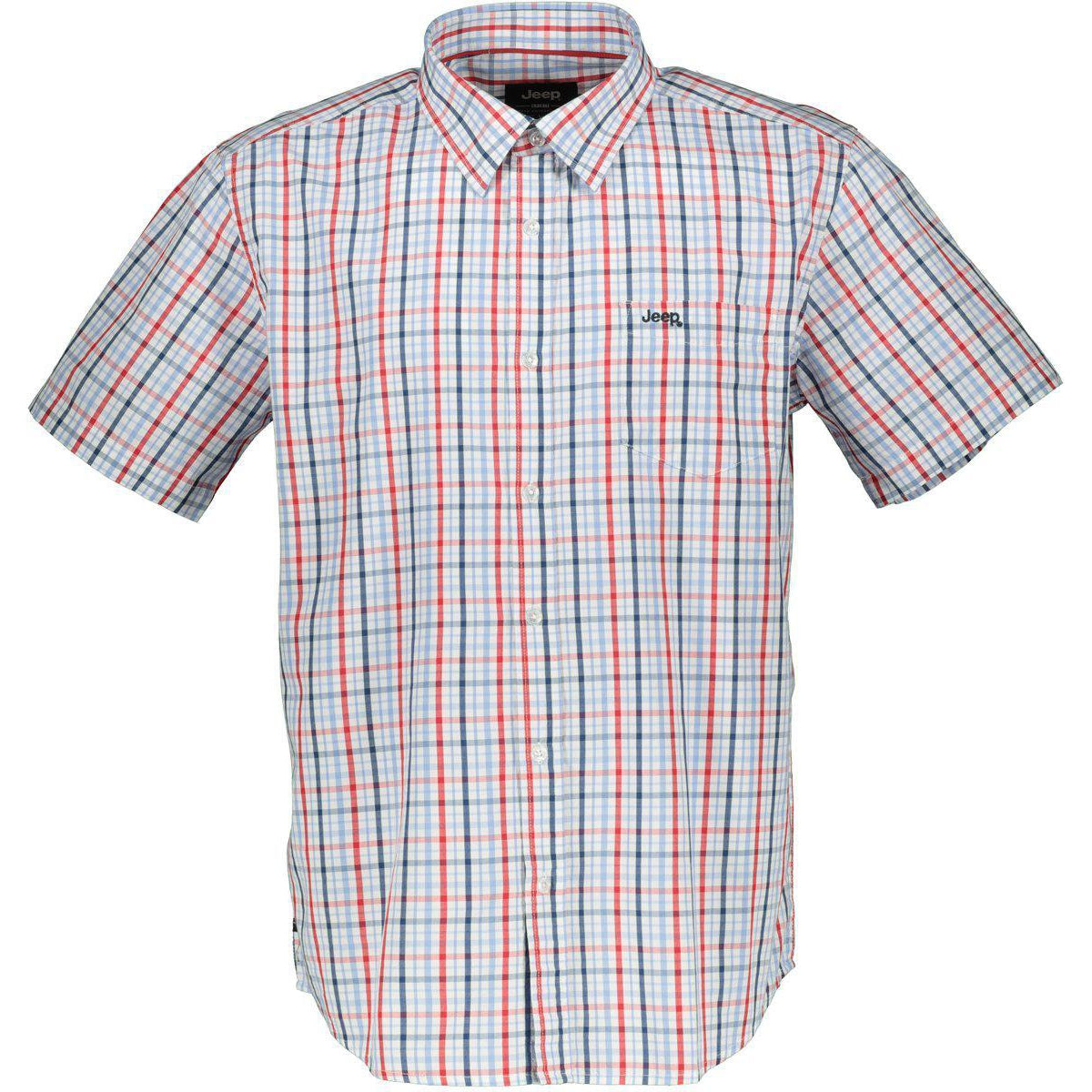 Jeep Short Sleeve Check Shirt