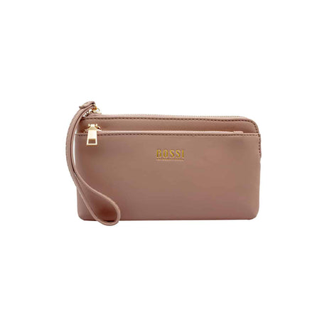 Bossi Ladies Double Zipper Purse