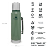 Stanley Classic Vacuum Flask - 1L