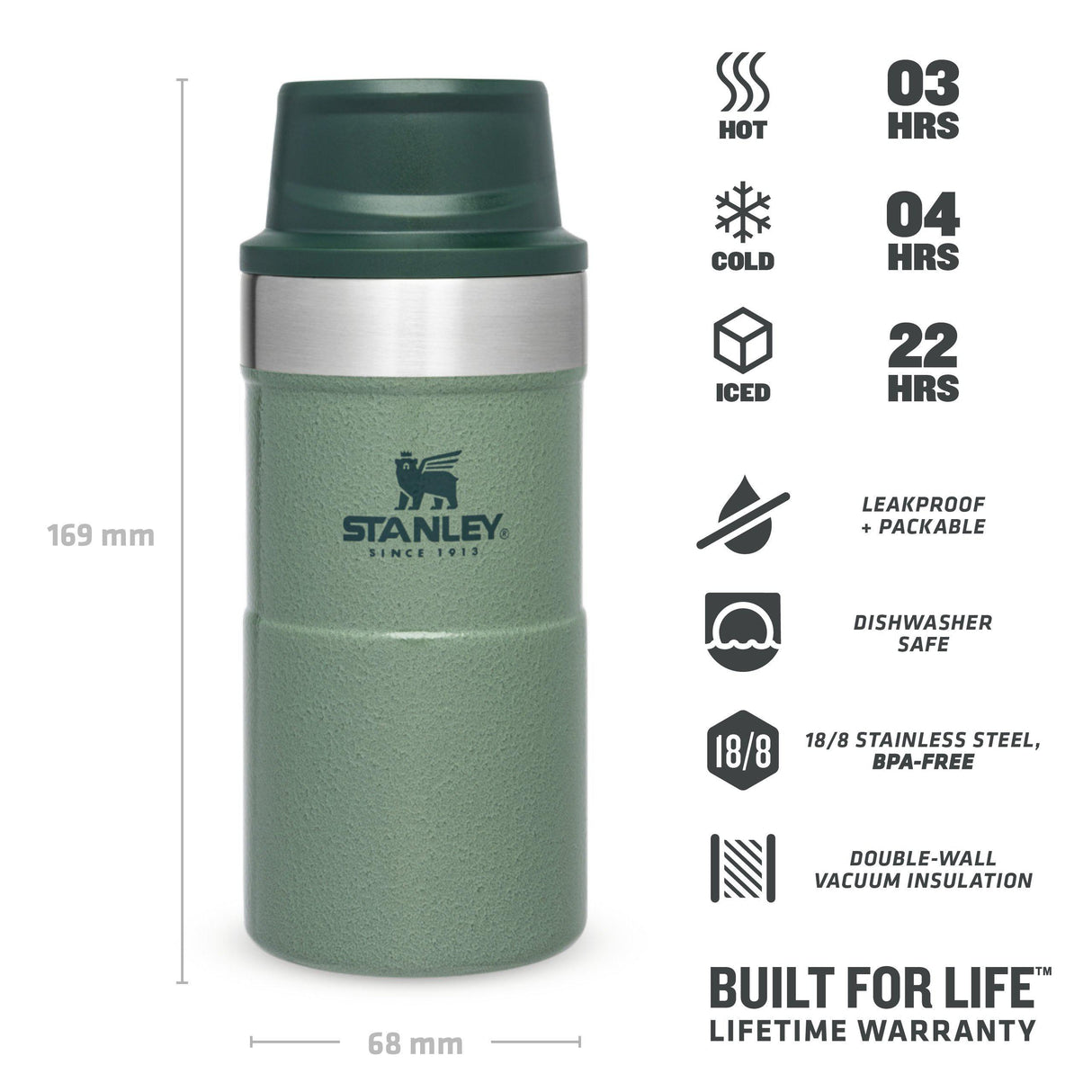 Stanley Classic Trigger Action Mug - 0.25L