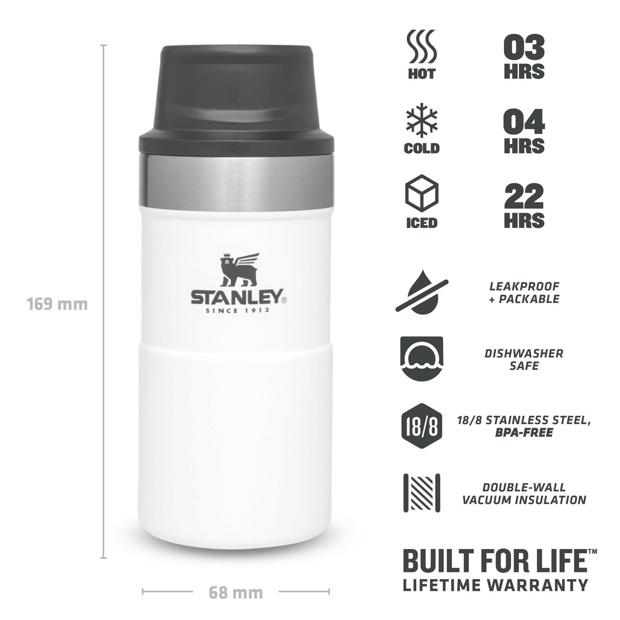 Stanley Classic Trigger Action Mug - 0.25L