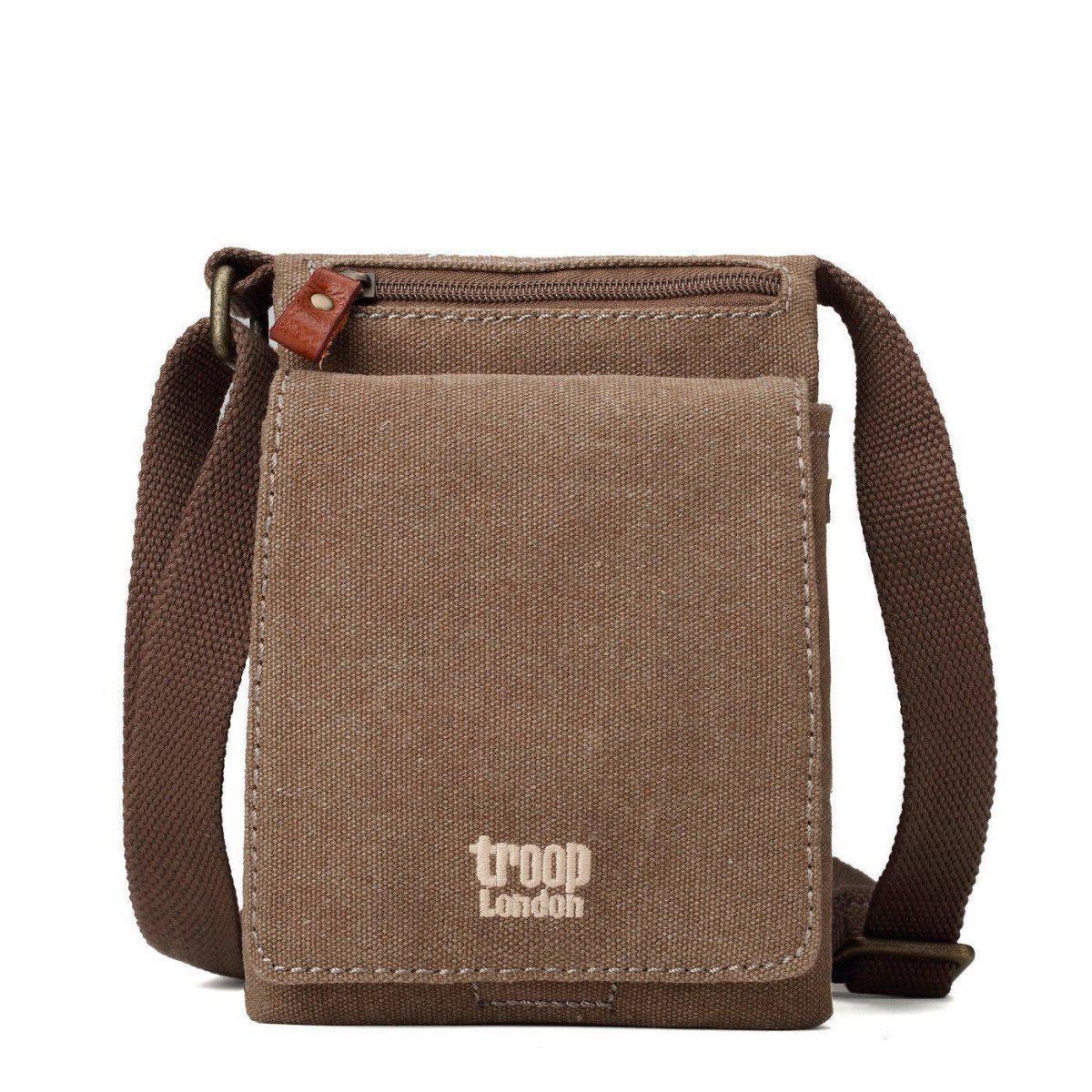 Troop London Classic Canvas Crossbody Bag (Light Brown) - Shop luvhome  Messenger Bags & Sling Bags - Pinkoi